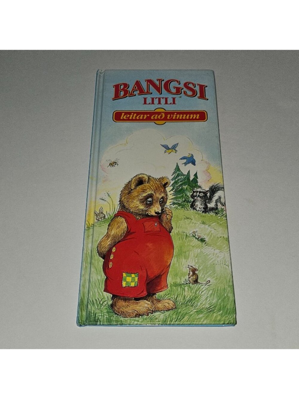 VTG Little Bear Who Wanted Friends Book ICELANDIC Bangsi Litli Leitar ad vinum